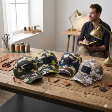 Wholesale Men's Tactical Camouflage Baseball Caps 6-Panel